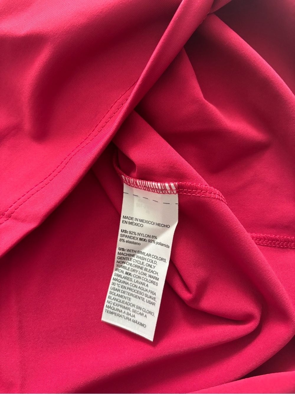 New Chico’s Raspberry Microfiber Tank Size  3 (16/18-XL) - Picture 7 of 7